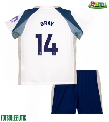 Tottenham Hotspur Archie Gray #14 Hemmaställ Barn 2025-26 Kortärmad (+ Korta byxor)